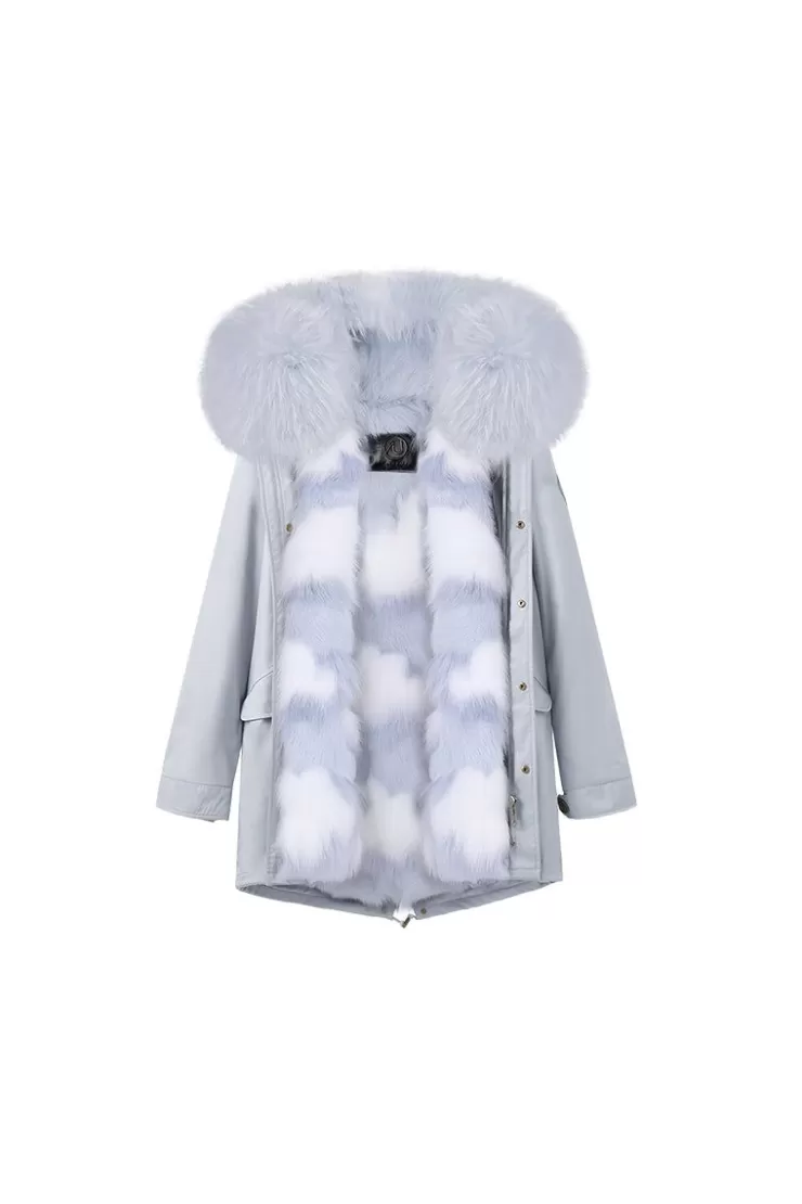 Ozlana Airy Blue+Blue Cloud | Women Classic & Designer Parkas