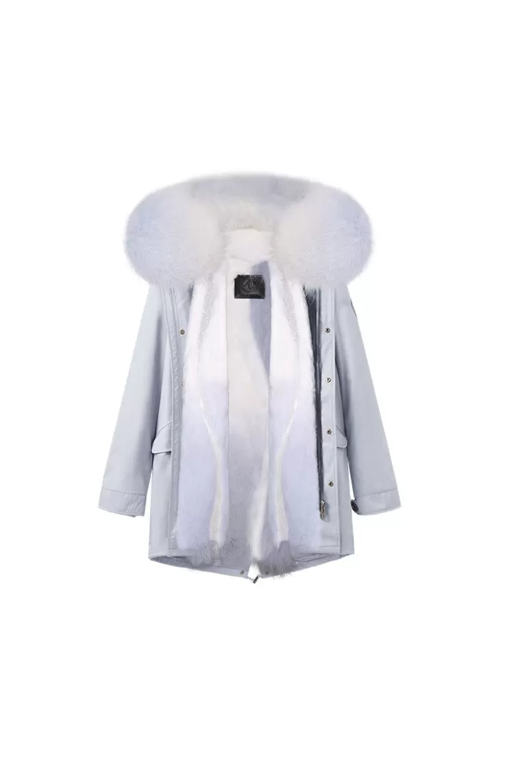 Ozlana Airy Blue+Blue Glacier | Women Classic & Designer Parkas