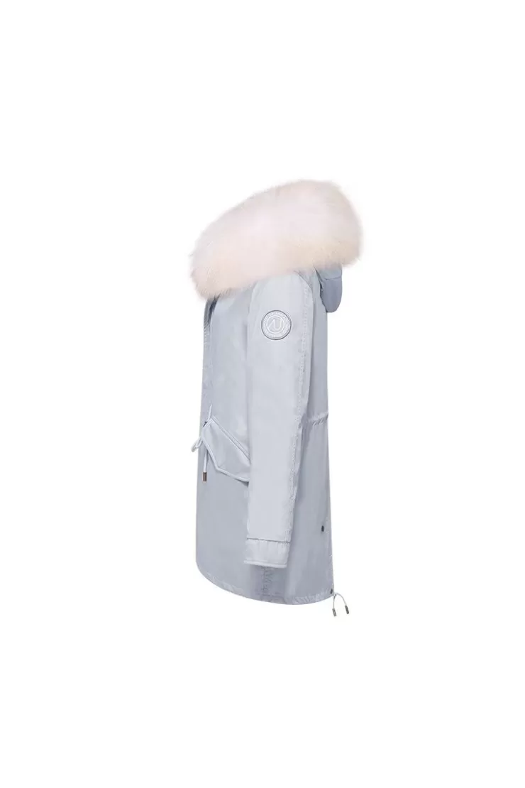 Ozlana Airy Blue+Dreamy Butterfly | Women Classic & Designer Parkas