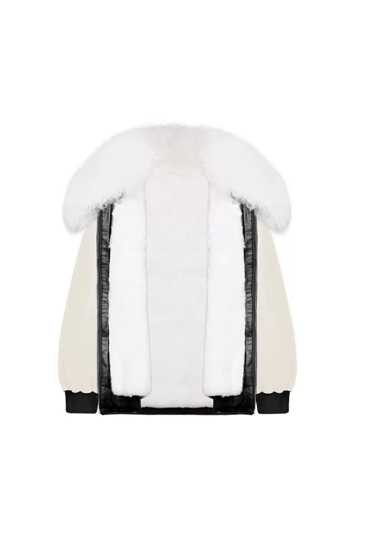 Ozlana Black Baseball Parka | Women Classic & Designer Parkas