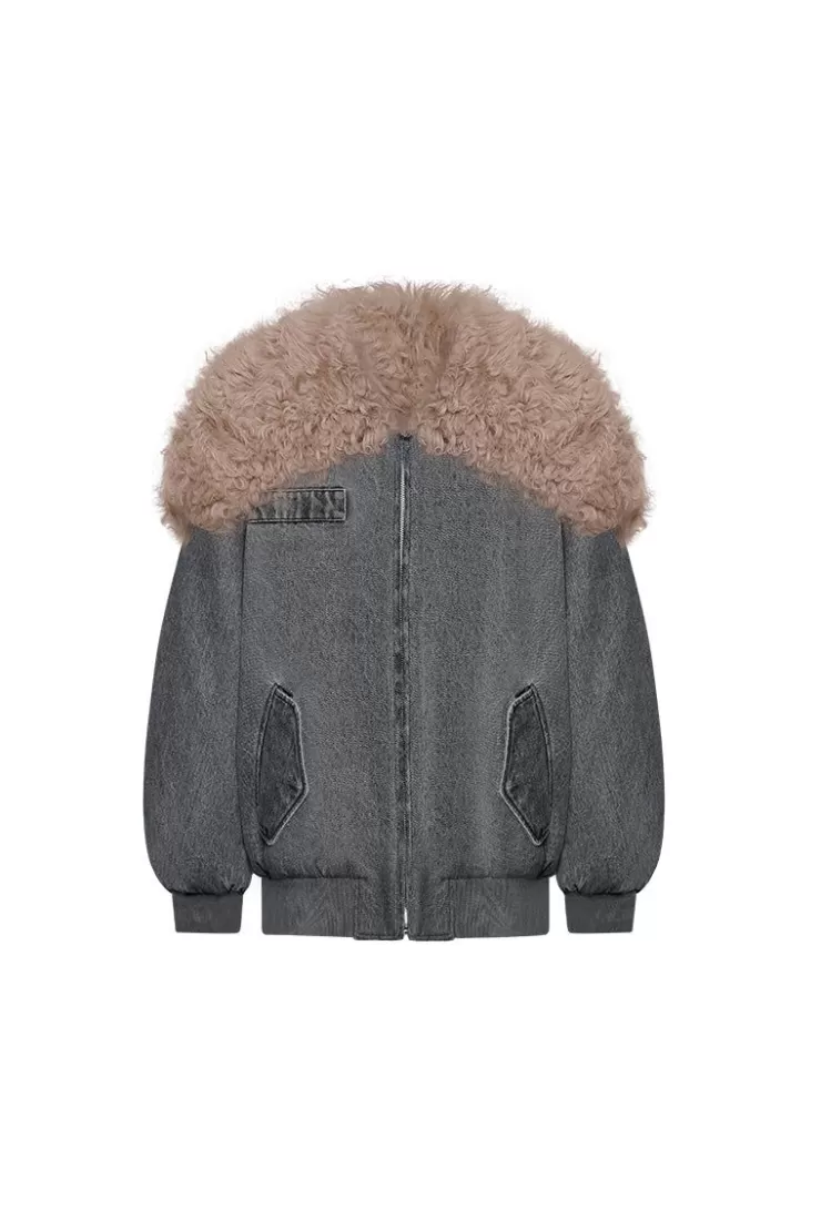 Ozlana Black Denim Parka | Women Classic & Designer Parkas
