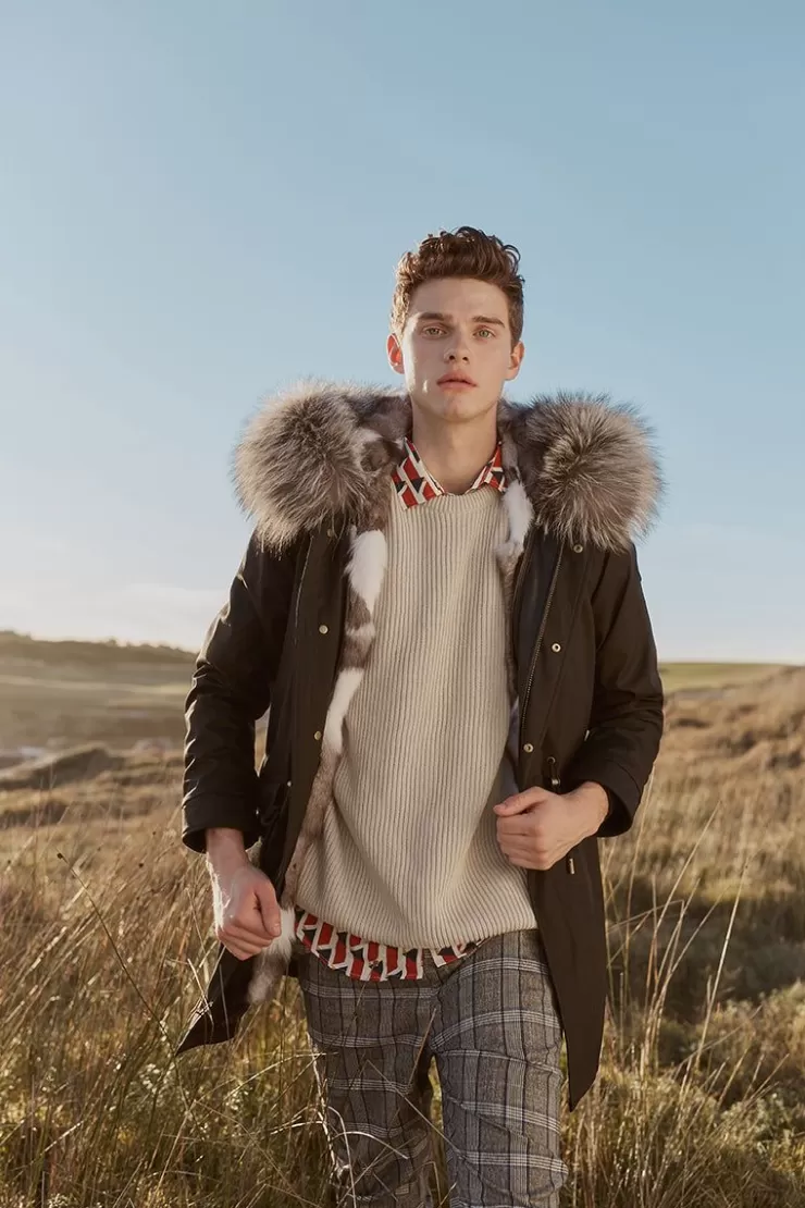 Ozlana Black(Men)+Classic Silver Fox | Women Classic & Designer Parkas