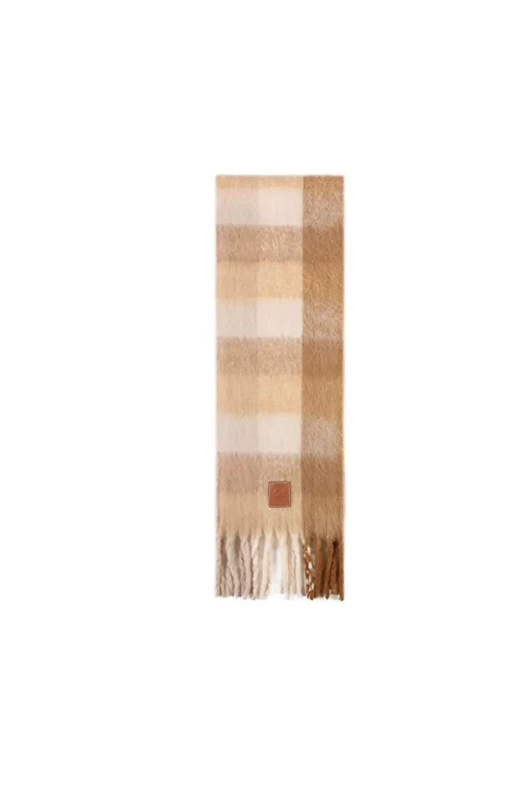 Ozlana Caramel Pudding | Check | Women Scarves