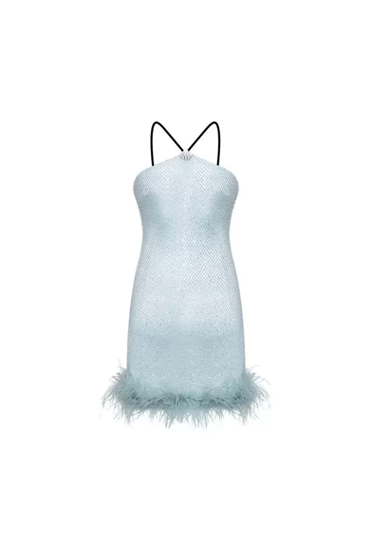 Ozlana Daybreak Light Sequin Dress(Green) | Women Dresses & Sets