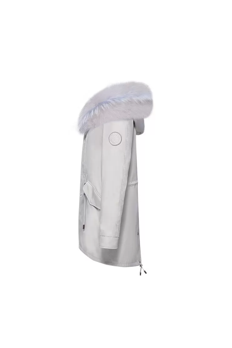 Ozlana Grey+Ocean Layer | Women Classic & Designer Parkas