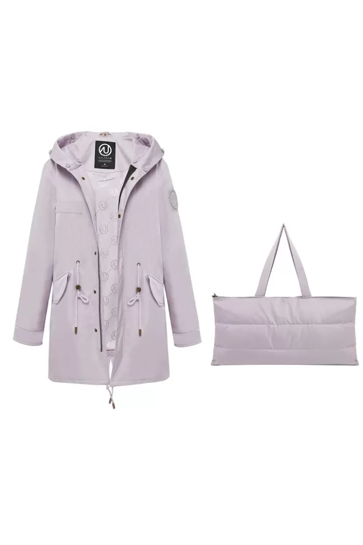 Ozlana Haze Purple Classics Parka | Women Classic & Designer Parkas