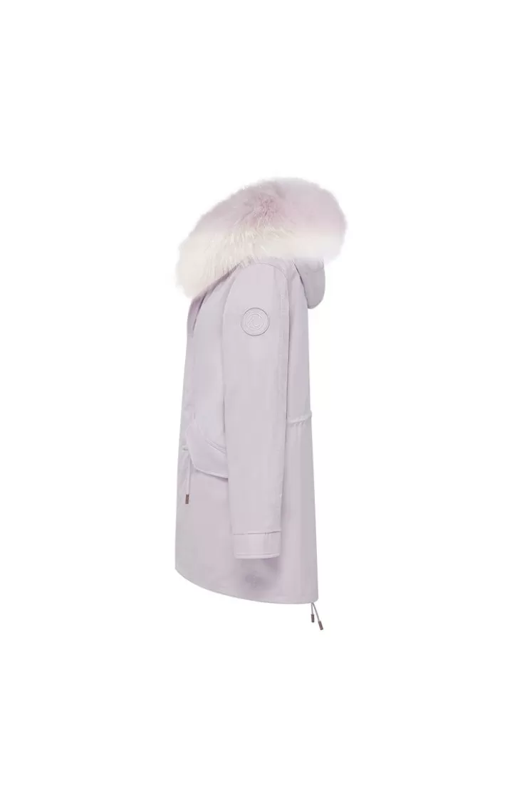 Ozlana Haze Purple+Purple Loveheart | Women Classic & Designer Parkas