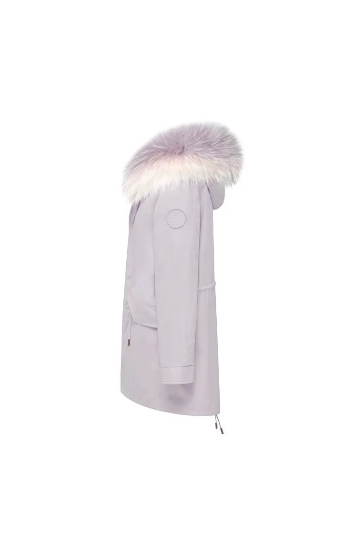 Ozlana Haze Purple+Purple Shooting Heart | Women Classic & Designer Parkas