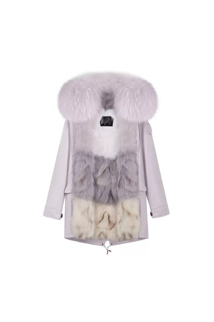 Ozlana Haze Purple+Rasberry Ice Cream | Women Classic & Designer Parkas