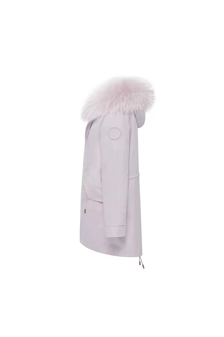 Ozlana Haze Purple+Rasberry Ice Cream | Women Classic & Designer Parkas