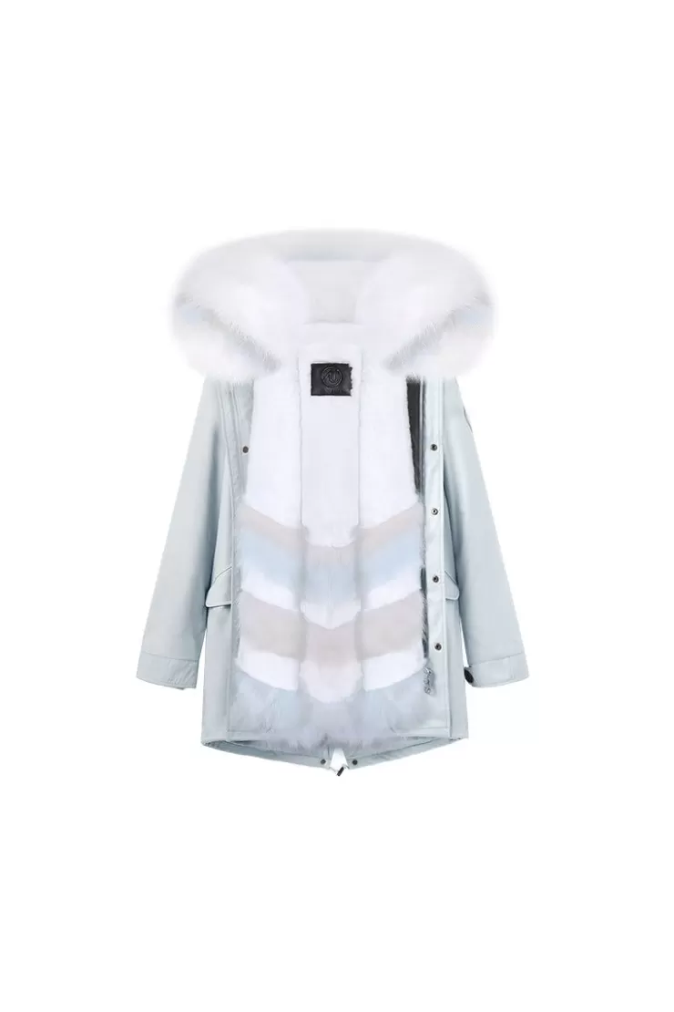 Ozlana Icy Blue+Ice Layer | Women Classic & Designer Parkas