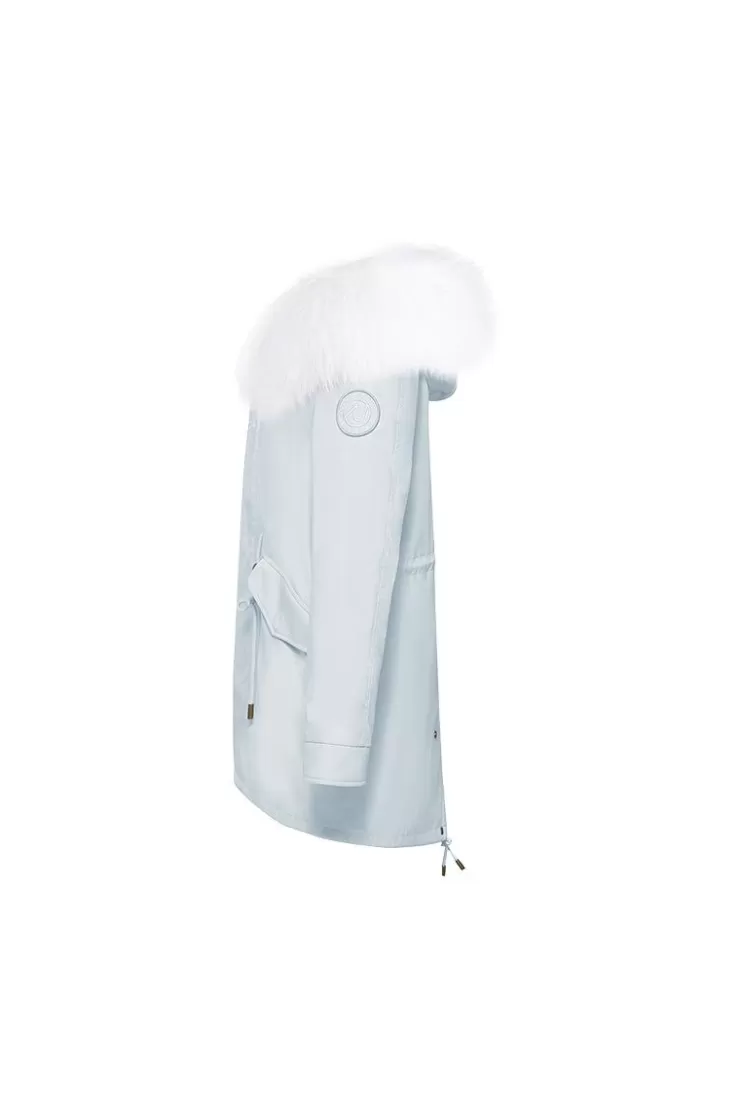 Ozlana Icy Blue+Mint Ice Cream | Women Classic & Designer Parkas