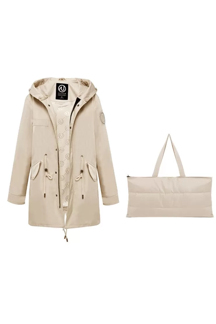 Ozlana Khaki Classics Parka | Women Classic & Designer Parkas