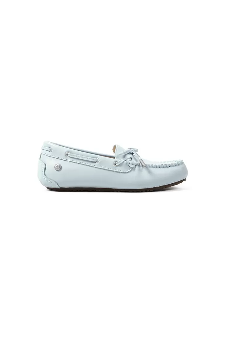 Ozlana Classic Oxfords Moccasins (Baby Blue) | Women Shoes