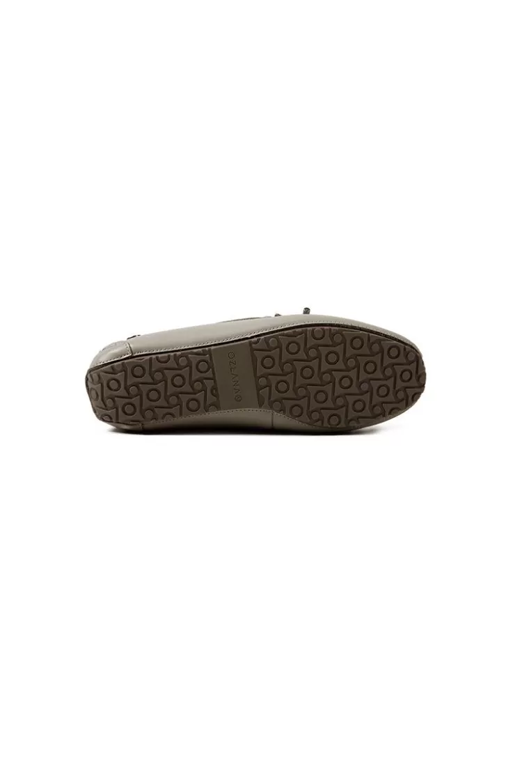 Ozlana Classic Oxfords Moccasins (Grey) | Women Shoes