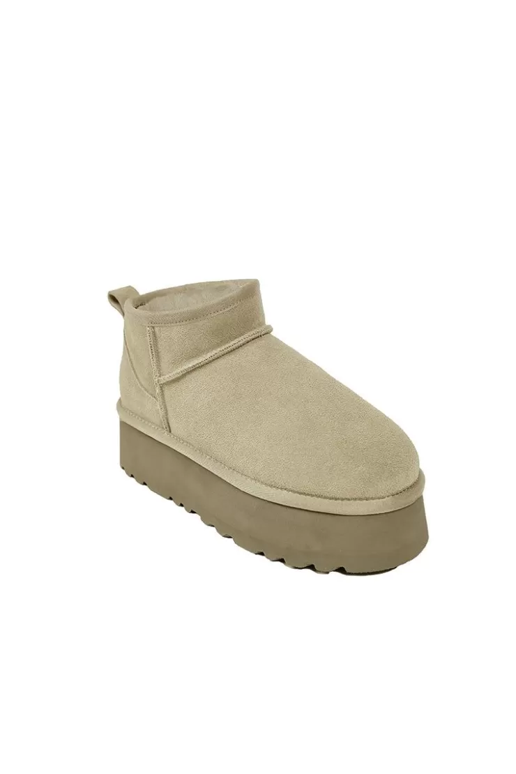 Ozlana Classic Platform Ultra Mini Boots(Bronz) | Women Shoes