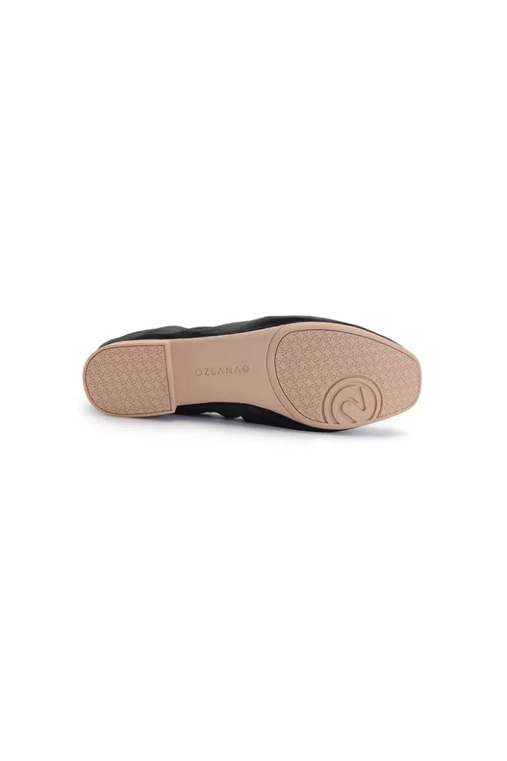 Ozlana Classic Sheepskin Loafers(Black) | Women Shoes