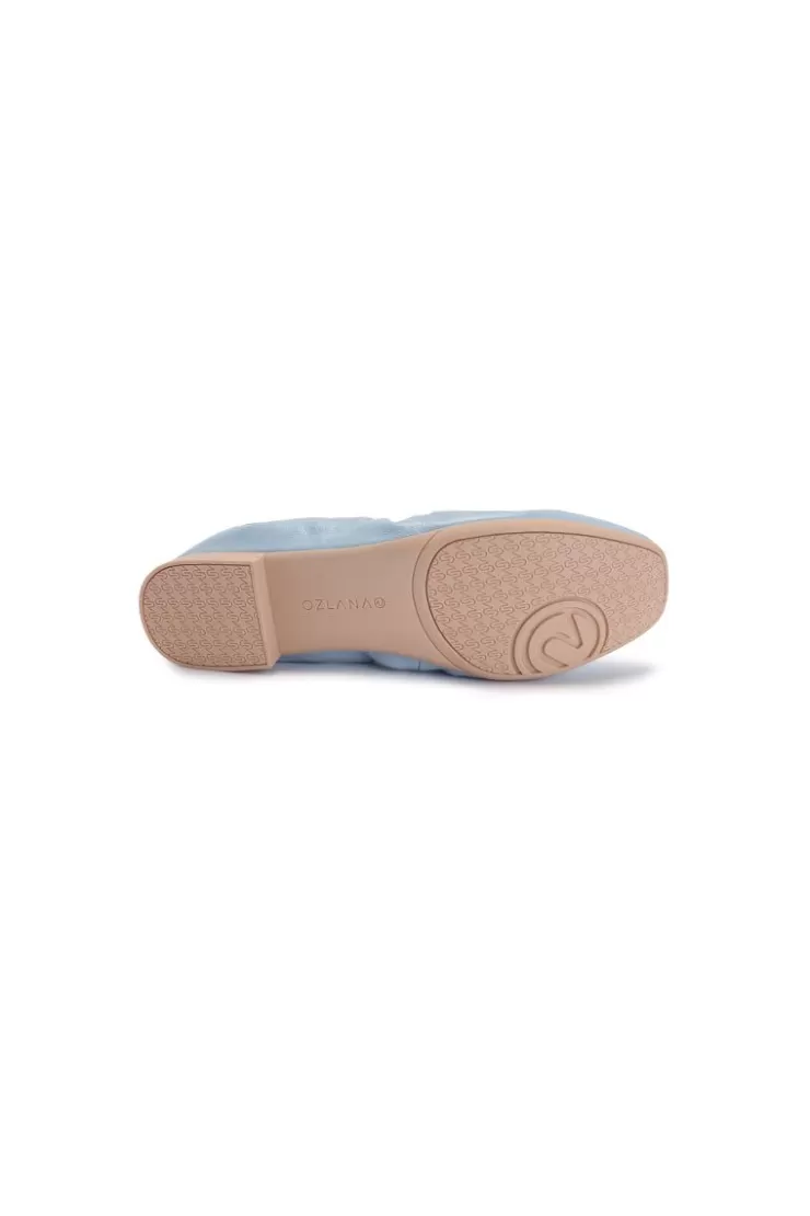 Ozlana Classic Sheepskin Loafers(Blue) | Women Shoes