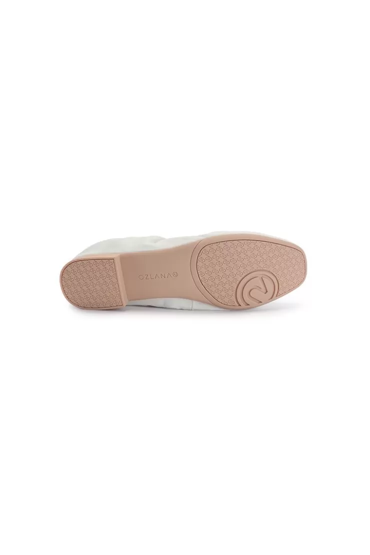 Ozlana Classic Sheepskin Loafers(White) | Women Shoes