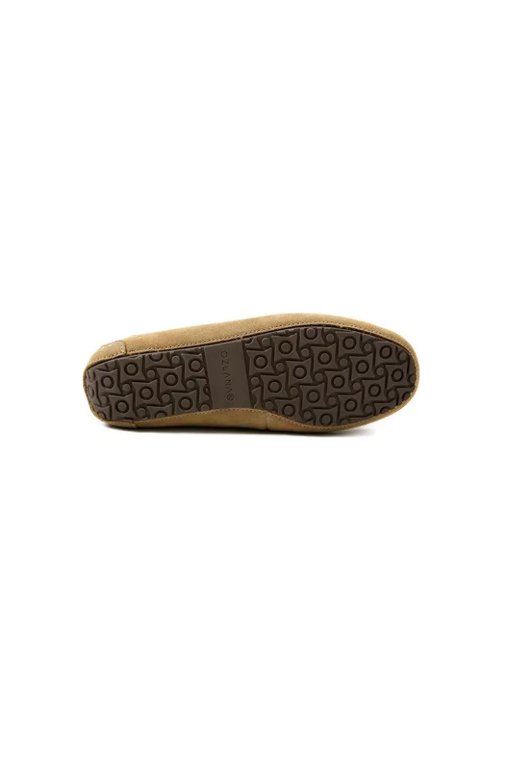Ozlana Classic Suede Moccasins (Chestnut) | Women Shoes