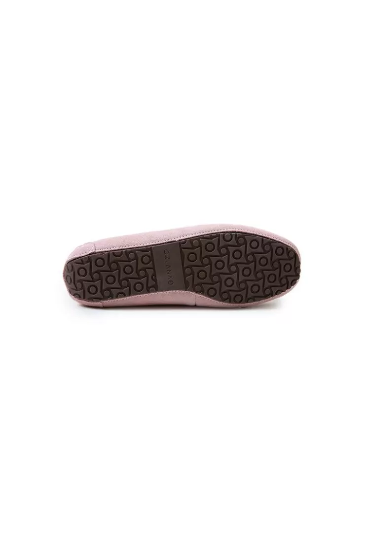 Ozlana Classic Suede Moccasins (Pink) | Women Shoes