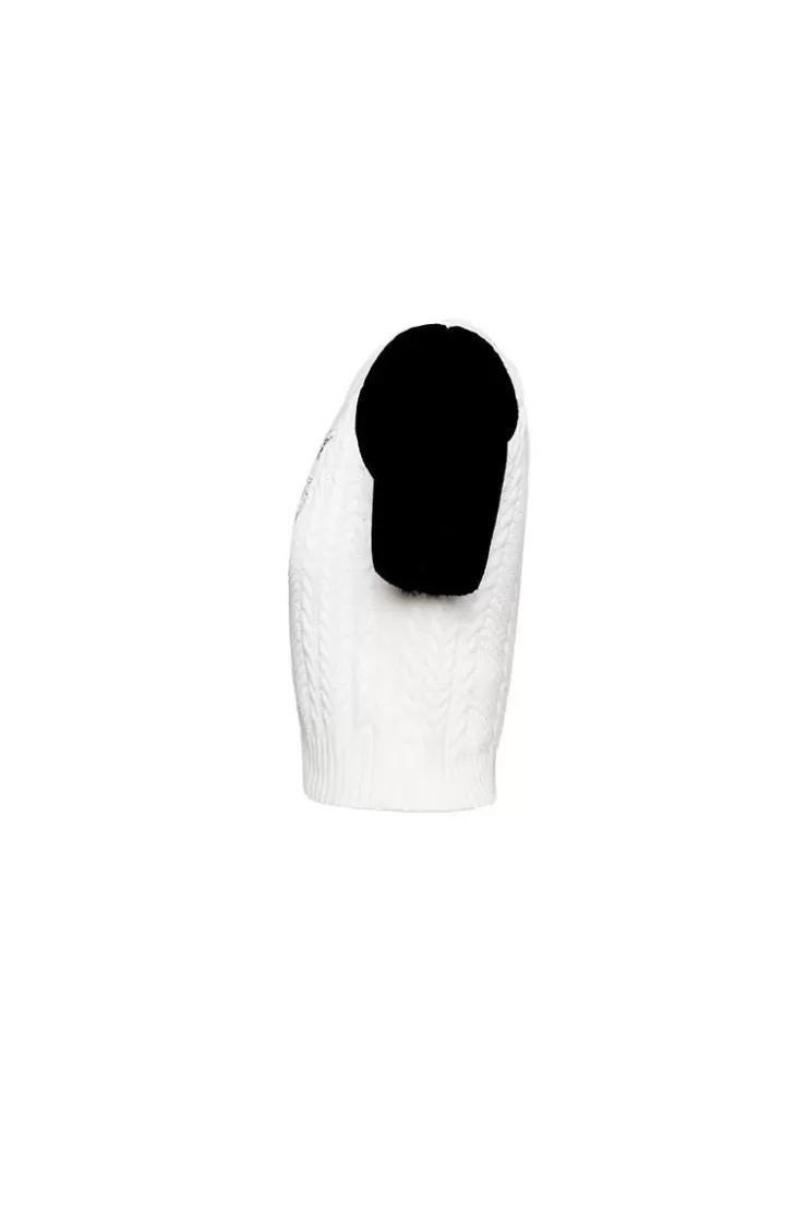 Ozlana Ozln All-Star Raglan Knit(White) | Women Tee Shirts