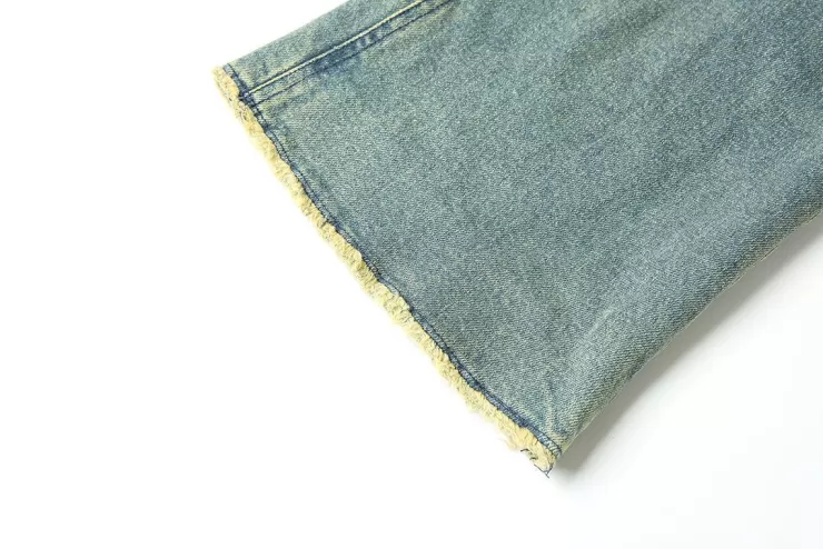 Ozlana Ozln Curved Waist Vintage Straight Leg Jeans(Blue) | Women Ozln