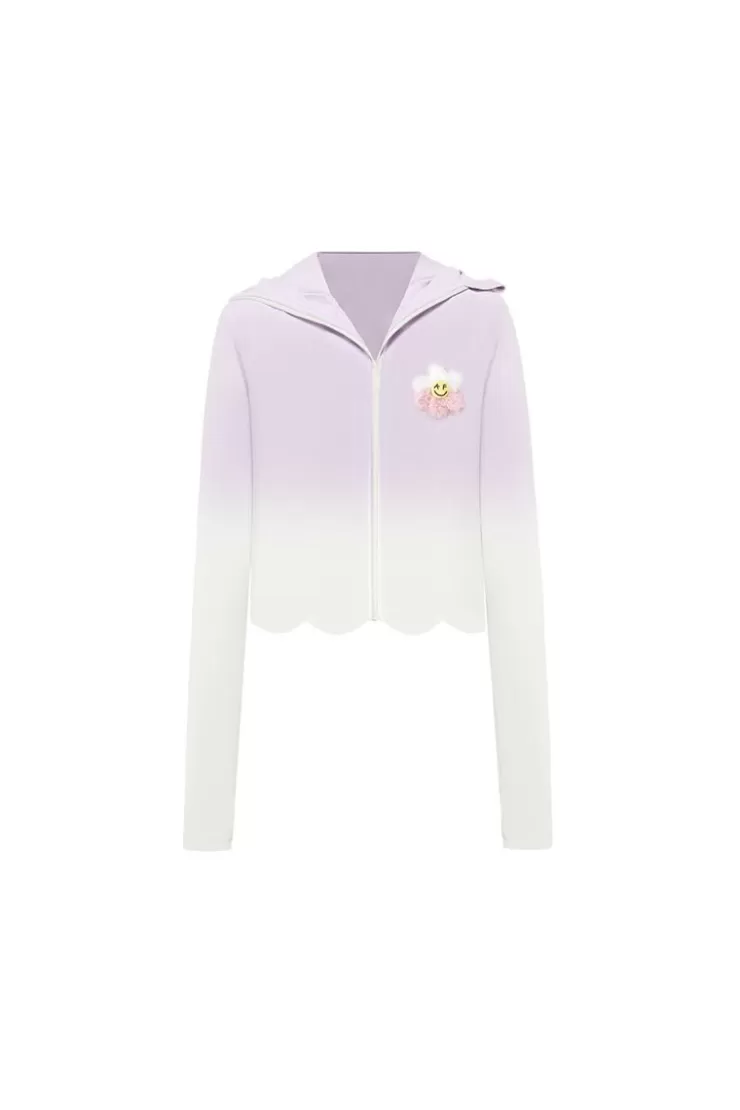 Ozlana Ozln Sunrise Uv Protect Sun Jacket (Purple Gradient) | Women Ozln