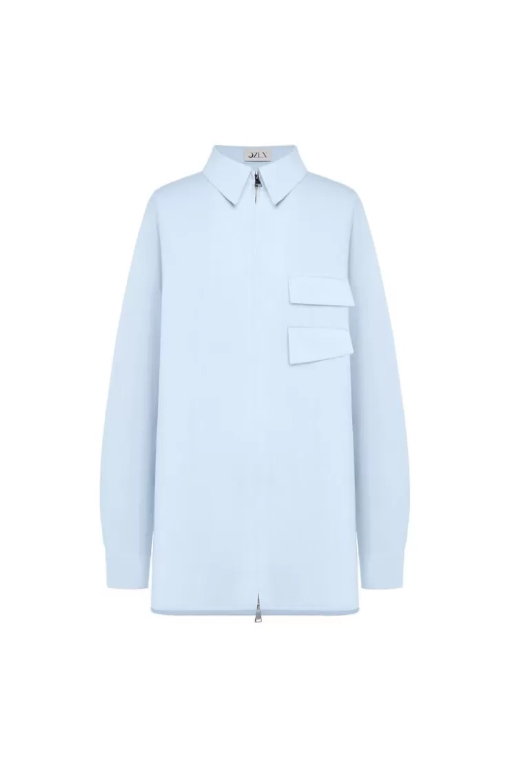 Ozlana Ozln Tennis Club Shirt(Blue) | Women Ozln