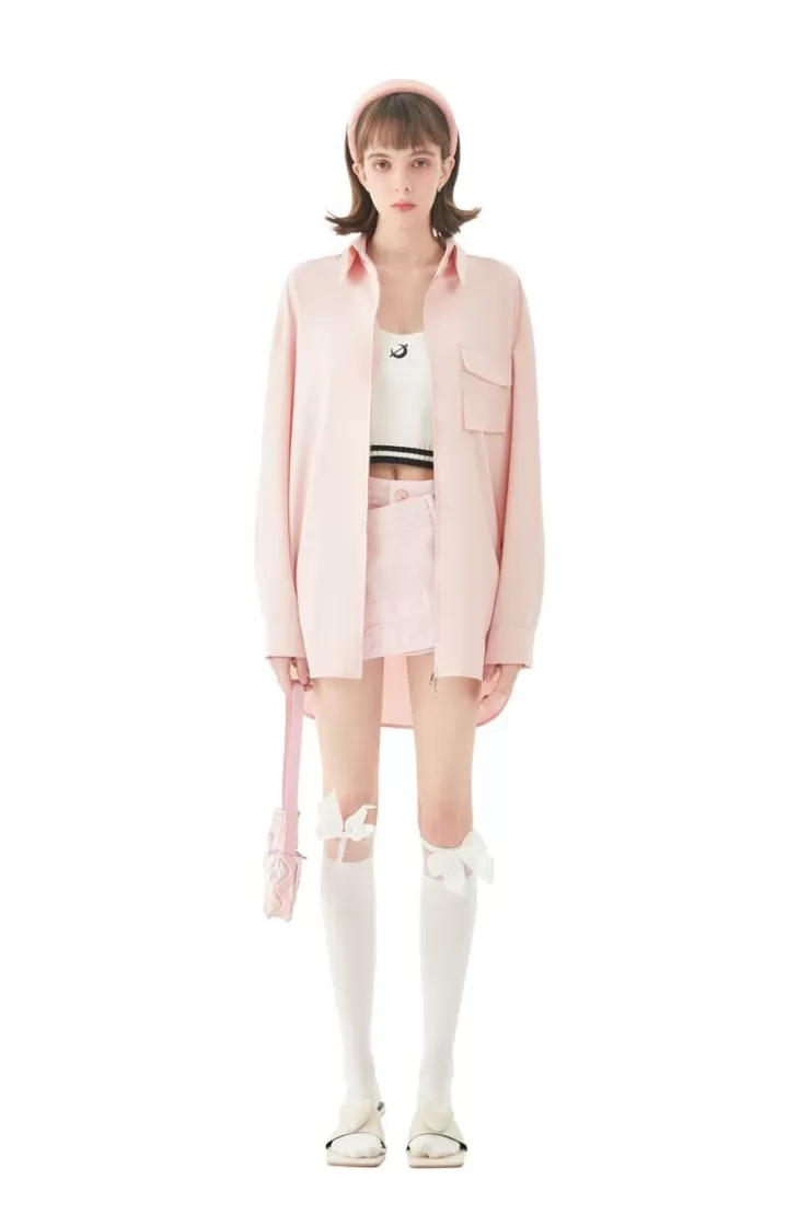 Ozlana Ozln Tennis Club Shirt(Pink) | Women Tops