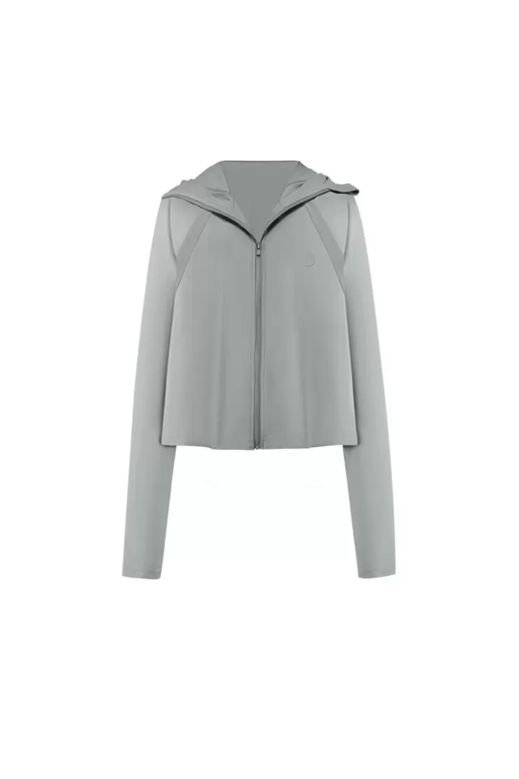 Ozlana Ozln Zoo Uv Protect Sun Jacket(Grey ) | Women Tops