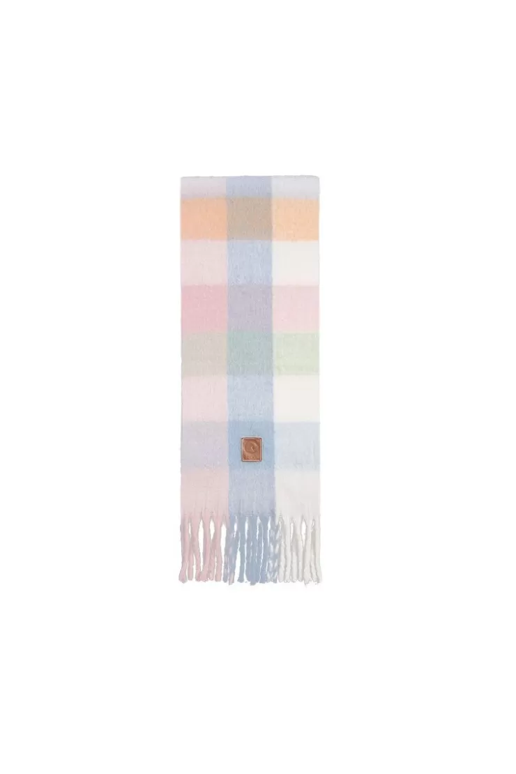 Ozlana Pink Rose | Check | Women Scarves