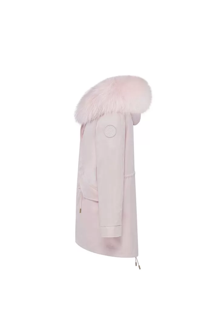 Ozlana Pink+Pink Wave | Women Classic & Designer Parkas