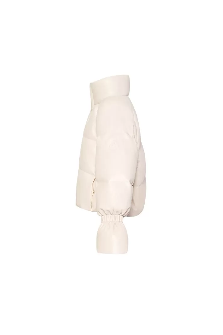 Ozlana Resort Pu Down Bread Jacket(Cream) | Women Down Puffer Jackets