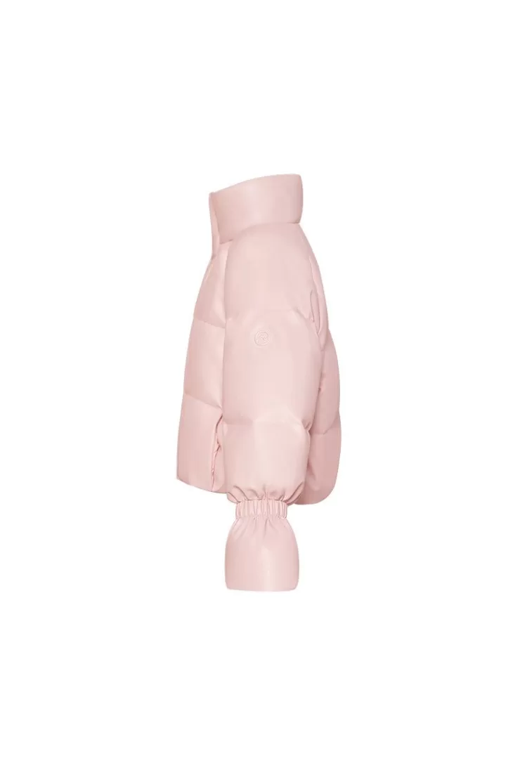 Ozlana Resort Pu Down Bread Jacket(Pink) | Women Down Puffer Jackets