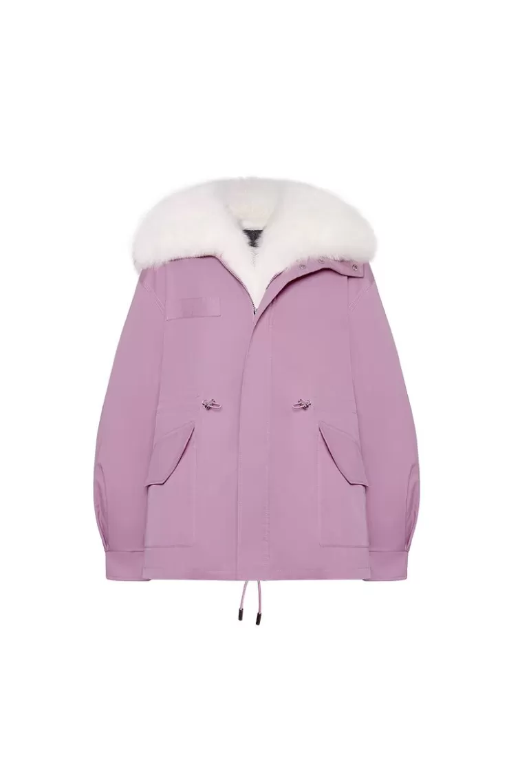 Ozlana Rose Pink Casual Parka | Women Classic & Designer Parkas