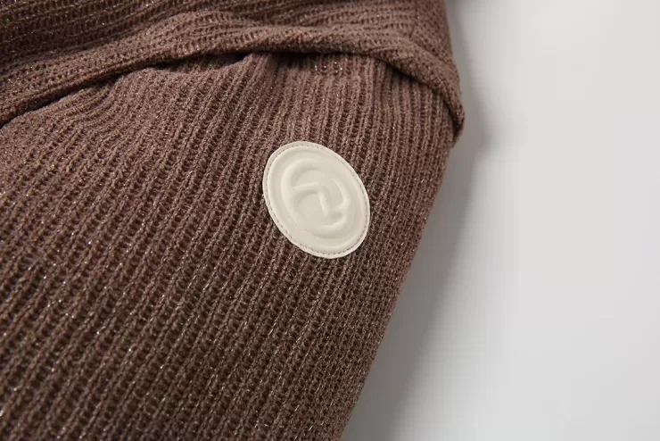 Ozlana Turnover Knit Multi-Weardown Jacket(Pink + Coffee Color) | Women Down Puffer Jackets
