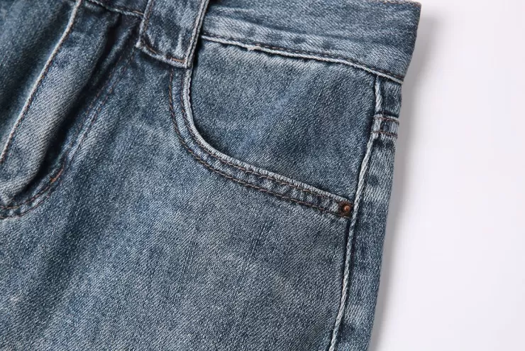Ozlana Vintage Wash Denim Mini(Denim Blue ) | Women Ozln