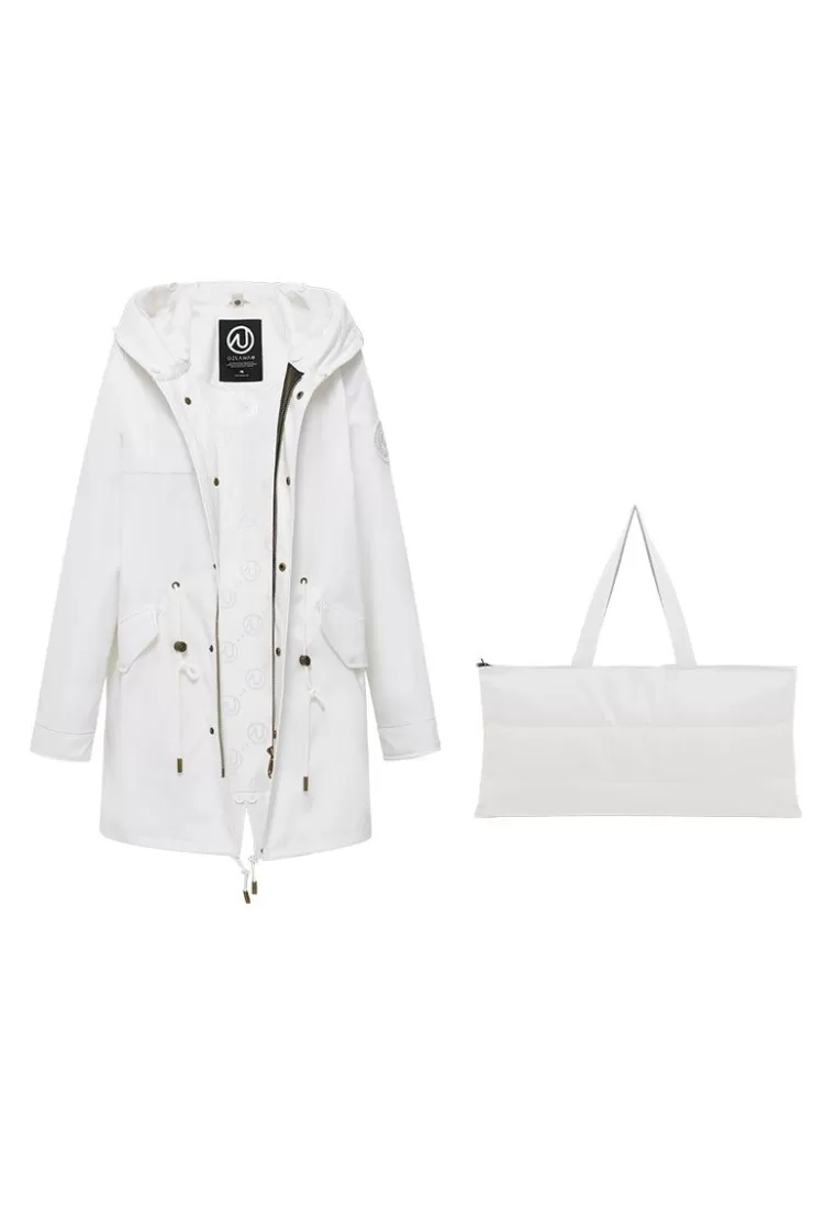 Ozlana White Classics Parka | Women Classic & Designer Parkas