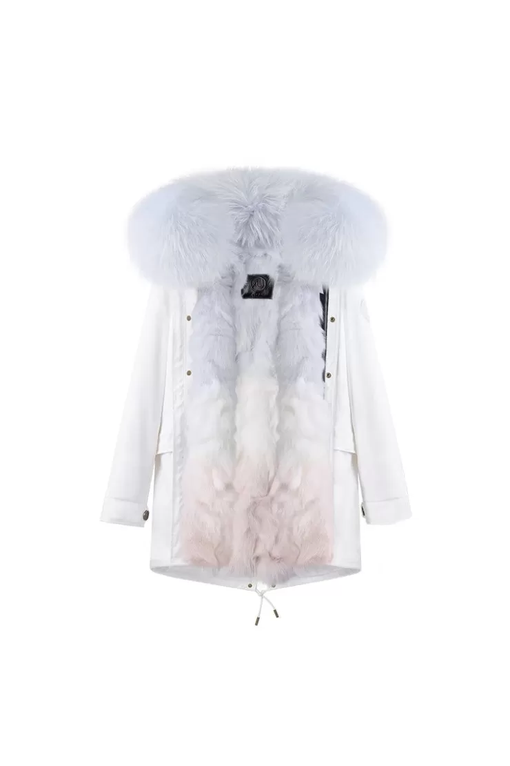 Ozlana White+ First Love Rainbow | Women Classic & Designer Parkas
