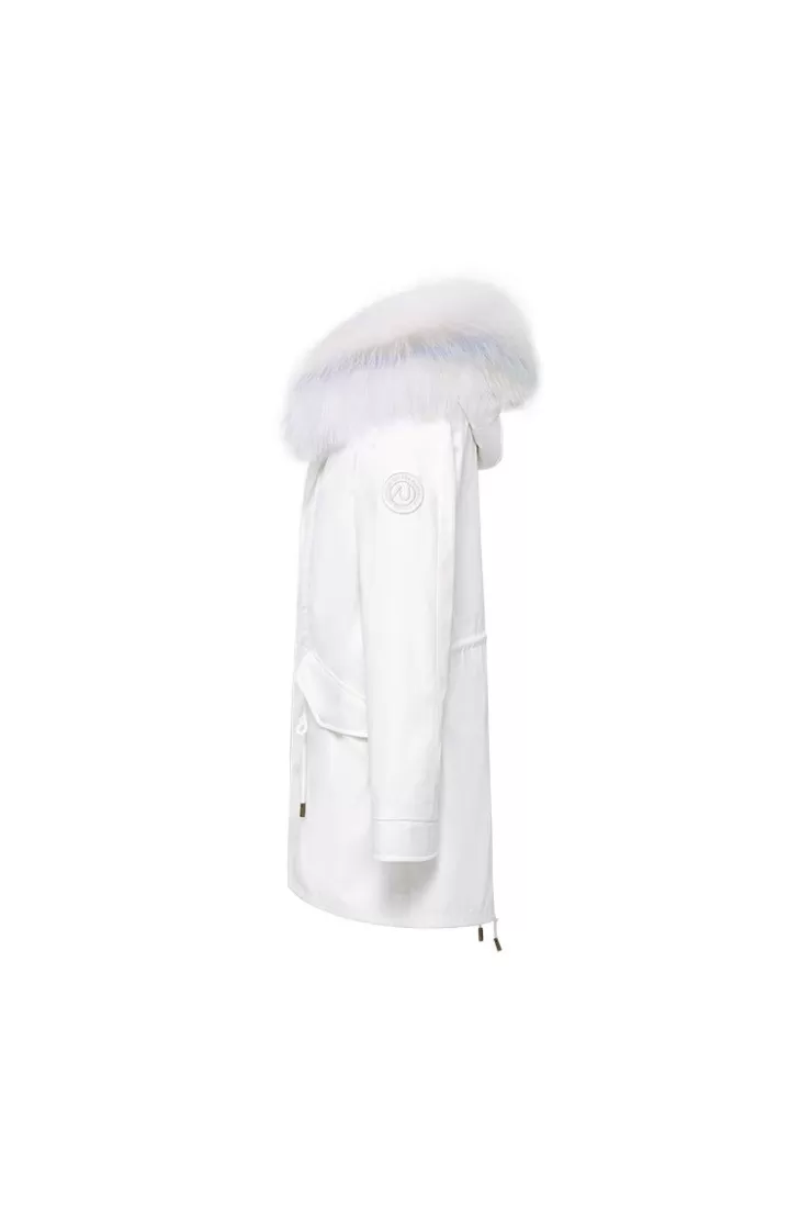 Ozlana White+Blue Twinkle | Women Classic & Designer Parkas