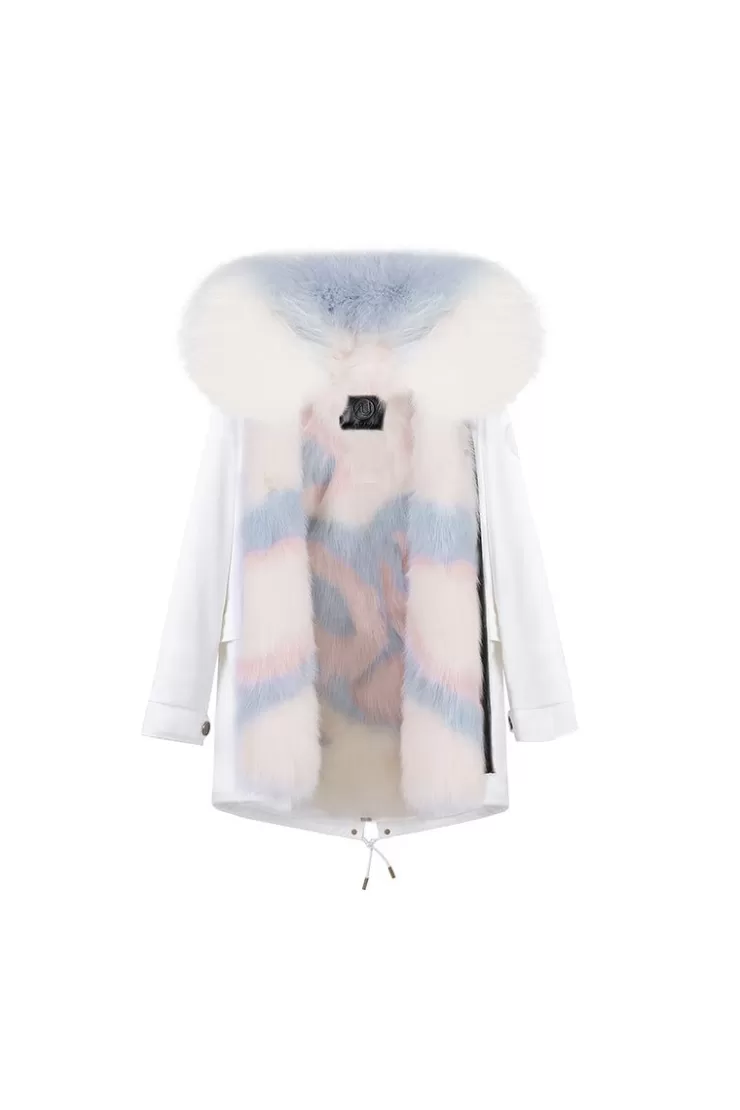 Ozlana White+Dreamy Loveheart | Women Classic & Designer Parkas
