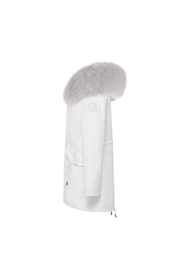 Ozlana White+Dreamy Mermaid | Women Classic & Designer Parkas